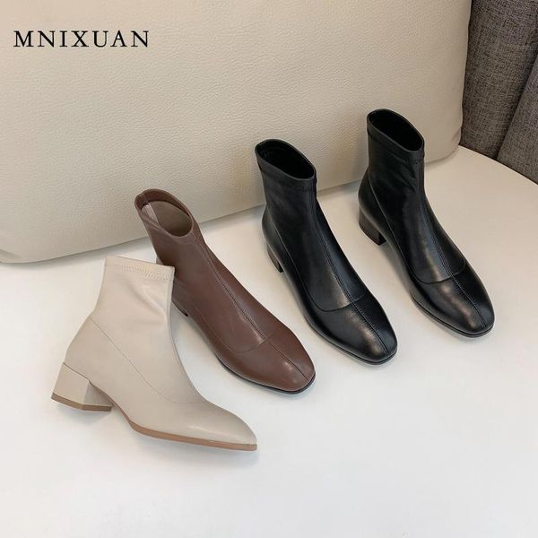 boots mnixuan winter ladies 2021 square toe slip on spring autumn high heels ankle block heel shoes big plus size42, Black
boots mnixuan winter ladies 2021 square toe slip on spring autumn high heels ankle block heel shoes big plus size42, Black