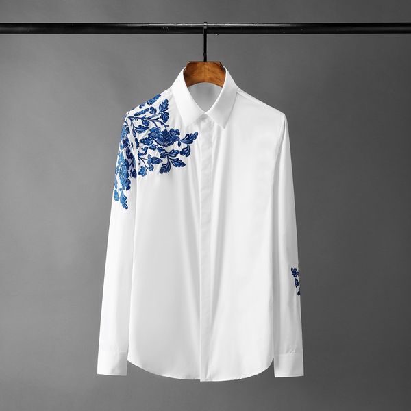 tee polo shirt shirt shirt flower embroidered luxury long sleeve casual party mens shirts camisa masculina slim fit man shrits 4xl, White;black
tee polo shirt shirt shirt flower embroidered luxury long sleeve casual party mens shirts camisa masculina slim fit man shrits 4xl, White;black