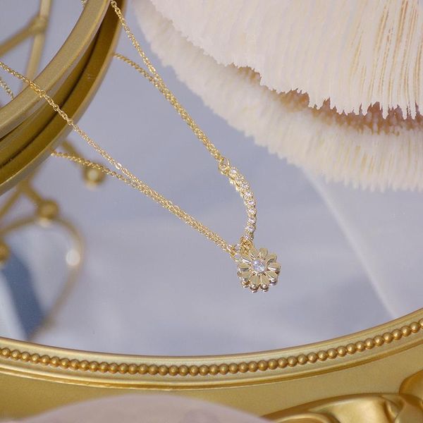 chains ins delicate crystal flower pendant&necklaces for women chain choker charm necklaces gift, Silver
chains ins delicate crystal flower pendant&necklaces for women chain choker charm necklaces gift, Silver