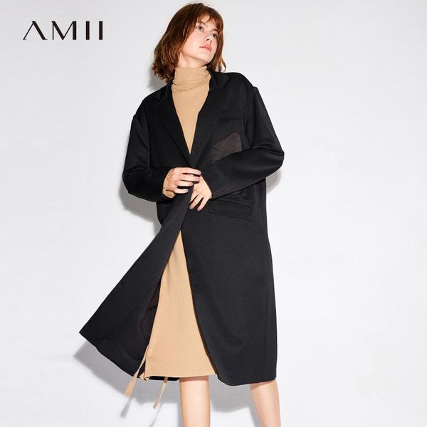 women's trench coats amii minimalist fashion long coat women autumn winter 2021 office solid pockets loose oversize black cardigan over, Tan;black
women's trench coats amii minimalist fashion long coat women autumn winter 2021 office solid pockets loose oversize black cardigan over, Tan;black