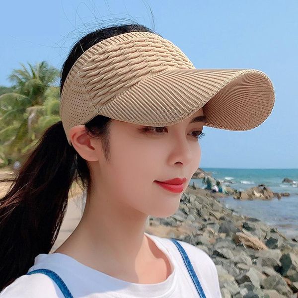 wide brim hats knitting elastic empty hat solid color sports caps outdoor cycling camping hiking breathable sun, Blue;gray
wide brim hats knitting elastic empty hat solid color sports caps outdoor cycling camping hiking breathable sun, Blue;gray