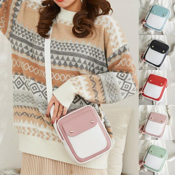 duffel bags fashion women leather bag change purse travel tote pu