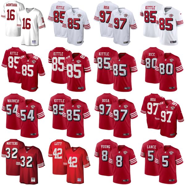 2021 american football jerseys san francisco 49ers jersey trey 5 lance steve 8 young fred 54 warner george 85 kittle jerry 80 rice joe 16 mo, Black;red
2021 american football jerseys san francisco 49ers jersey trey 5 lance steve 8 young fred 54 warner george 85 kittle jerry 80 rice joe 16 mo, Black;red