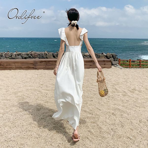 summer backless white long sleeveless women maxi tunic beach dress 210415, Black;gray
summer backless white long sleeveless women maxi tunic beach dress 210415, Black;gray