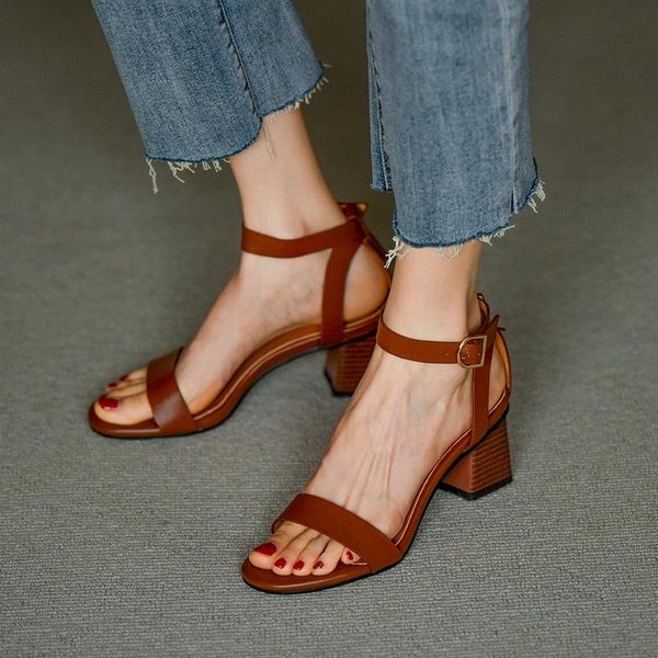 sandals 2021 summer retro brown high heel female word with open toe thick roman fashion all-match, Black
sandals 2021 summer retro brown high heel female word with open toe thick roman fashion all-match, Black