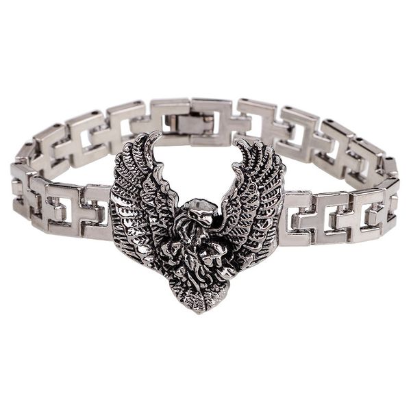 star with fashion street watch buckle dripping oil hand decoration ti-tanium steel eagle bracelet, Golden;silver
star with fashion street watch buckle dripping oil hand decoration ti-tanium steel eagle bracelet, Golden;silver