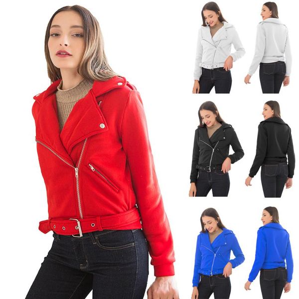 women's jackets chanwell female jacket long sleeve solid color slim plus size women short 2021 winter coat casual clothes, Black;brown
women's jackets chanwell female jacket long sleeve solid color slim plus size women short 2021 winter coat casual clothes, Black;brown