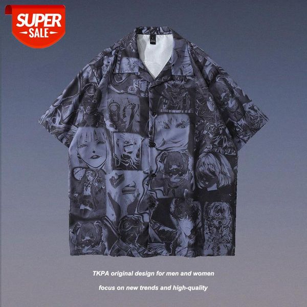 tkpa retro portrait full printed short sleeve shirt male hip hop loose dark black couple #7g6y, White;black
tkpa retro portrait full printed short sleeve shirt male hip hop loose dark black couple #7g6y, White;black