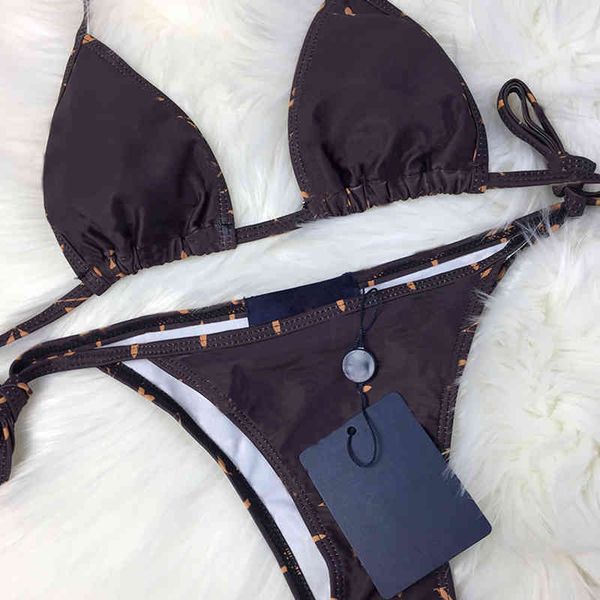 printed fashion vintage swimwear ins style brown letter bikini set for women push up bandage lady swimsui, White;black
printed fashion vintage swimwear ins style brown letter bikini set for women push up bandage lady swimsui, White;black