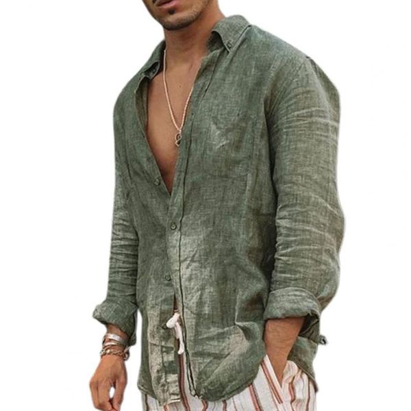 men's casual shirts shirt long sleeve single breasted summer men loose for daily used, White;black
men's casual shirts shirt long sleeve single breasted summer men loose for daily used, White;black