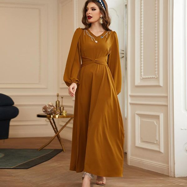 ethnic clothing ginger yellow women's v-neck work-sewn diamond dress long-sleeved for fall 2021 lady robe beautiful, Red
ethnic clothing ginger yellow women's v-neck work-sewn diamond dress long-sleeved for fall 2021 lady robe beautiful, Red