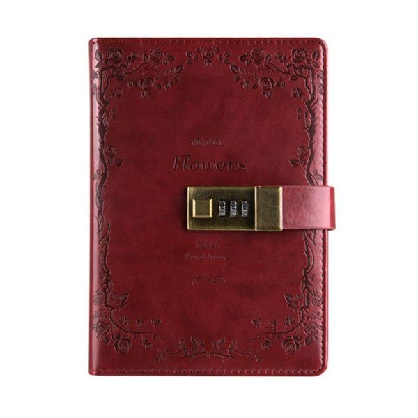 retro notebook with password lock leather cover traveler diary planner agenda school supplies gift stationery b36c notepads, Purple;pink
retro notebook with password lock leather cover traveler diary planner agenda school supplies gift stationery b36c notepads, Purple;pink