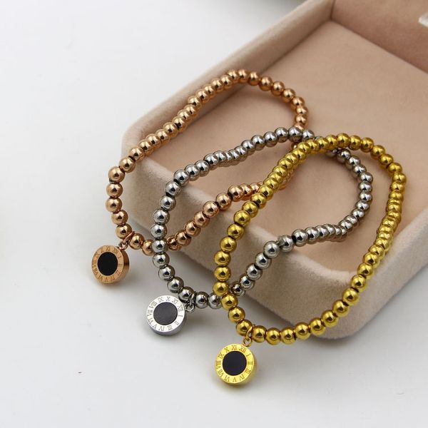 y1-202 roman numeral black and white double sided shell solid steel ball elastic rope female rose gold buddha bead bracelet
y1-202 roman numeral black and white double sided shell solid steel ball elastic rope female rose gold buddha bead bracelet