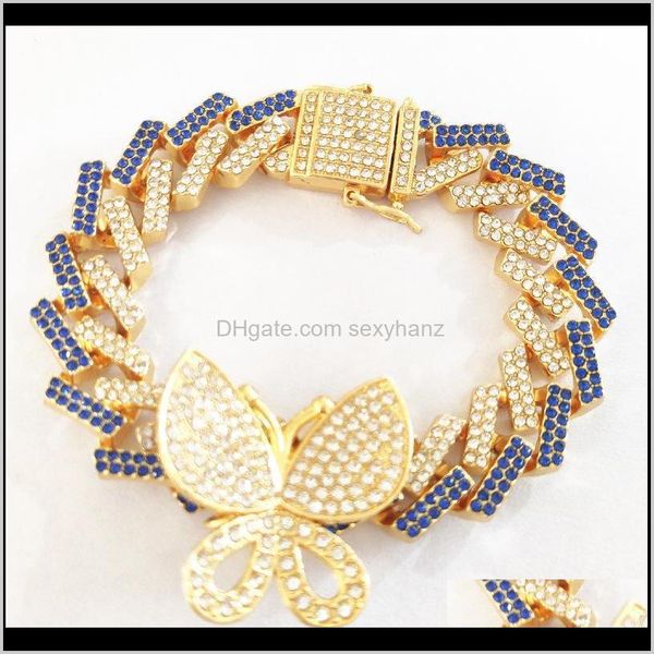 link, drop delivery 2021 iced out diamond women jewelry zircon stripe type cuban link chain gold sier pink butterfly bracelets 8vlz5, Black
link, drop delivery 2021 iced out diamond women jewelry zircon stripe type cuban link chain gold sier pink butterfly bracelets 8vlz5, Black