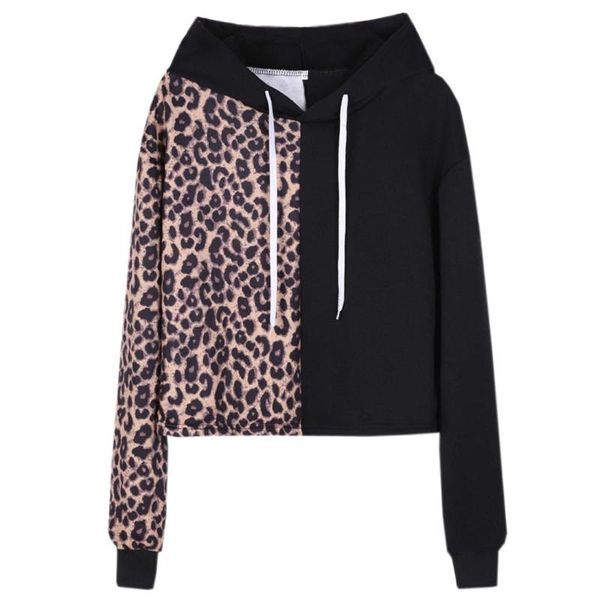 gym clothing women's casual long-sleeved sweatshirt leopard stitching hooded shirt outdoor exercise fitness loose breathable sportswear, White;black
gym clothing women's casual long-sleeved sweatshirt leopard stitching hooded shirt outdoor exercise fitness loose breathable sportswear, White;black