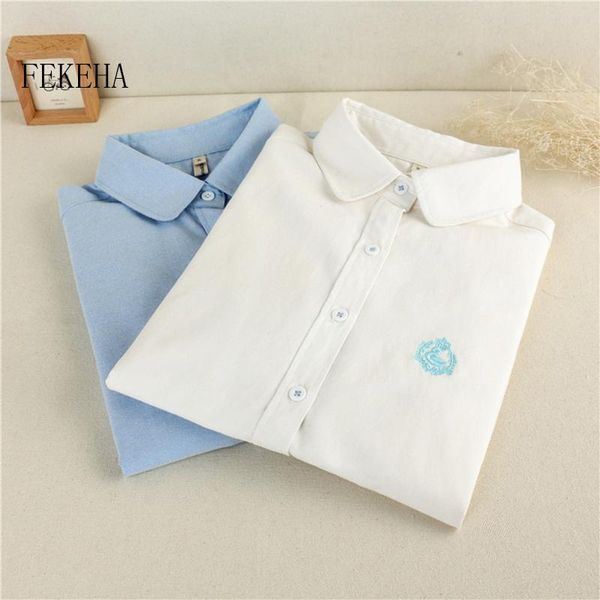 embroidery women blouses autumn long sleeve blue blouse cotton casual white shirts female lady clothing women's &
embroidery women blouses autumn long sleeve blue blouse cotton casual white shirts female lady clothing women's &