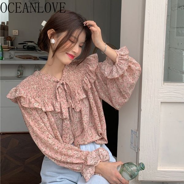 chiffon blusas mujer ruffles lantern sleeve sweet blouses women floral print vintage shirts elegant 210415, White
chiffon blusas mujer ruffles lantern sleeve sweet blouses women floral print vintage shirts elegant 210415, White