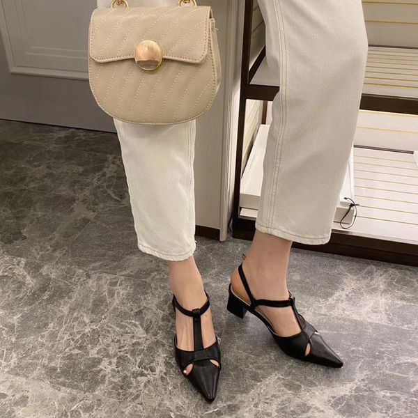 teahoo 2021 summer women sandals fashion cutout ankle strap buckle gladiator shoes pointed t-strap party mujer, Black
teahoo 2021 summer women sandals fashion cutout ankle strap buckle gladiator shoes pointed t-strap party mujer, Black