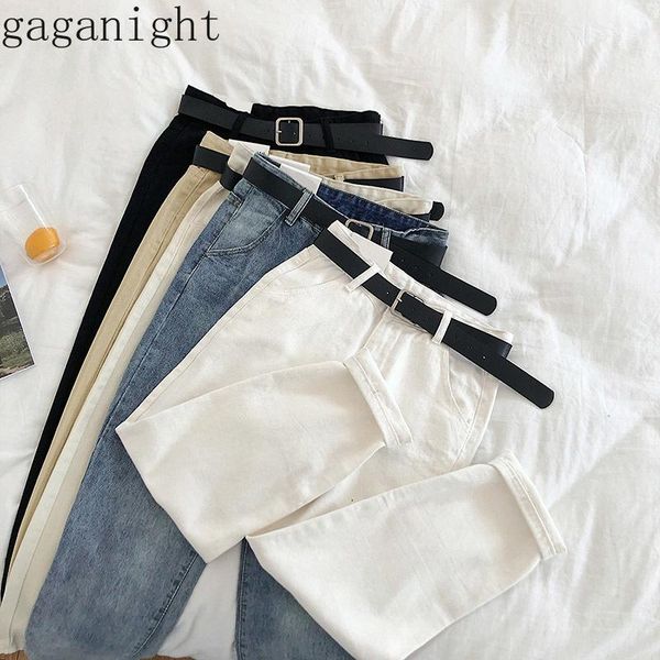 women's pants & capris gaganight casual fashion women jeans solid plus size chic denim pant spring autumn 2021 straight trousers female, Black;white 
women's pants & capris gaganight casual fashion women jeans solid plus size chic denim pant spring autumn 2021 straight trousers female, Black;white