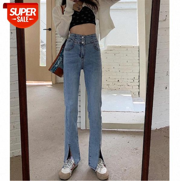 high-waisted straight stretch light blue front slit design mopping jeans #zz0y, Black;gray
high-waisted straight stretch light blue front slit design mopping jeans #zz0y, Black;gray
