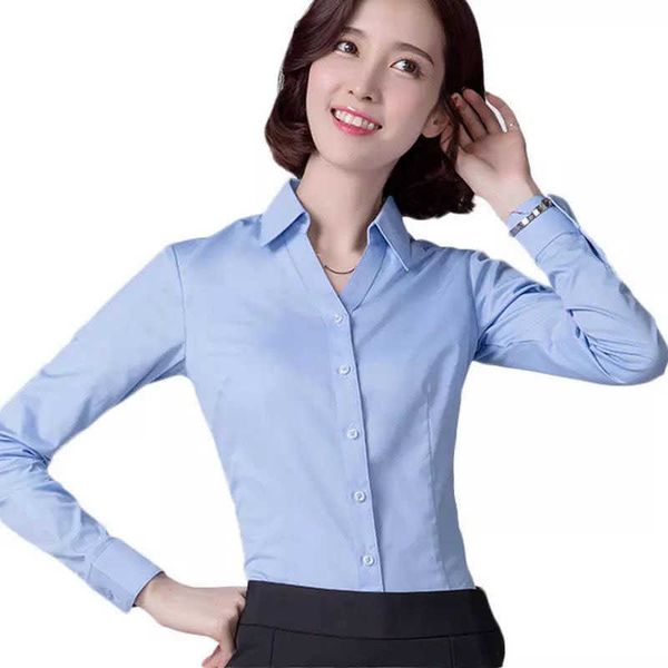 ladies spring summer blouses shirt women autumn office work wear v neck long sleeve blusas df2356 210609, White
ladies spring summer blouses shirt women autumn office work wear v neck long sleeve blusas df2356 210609, White