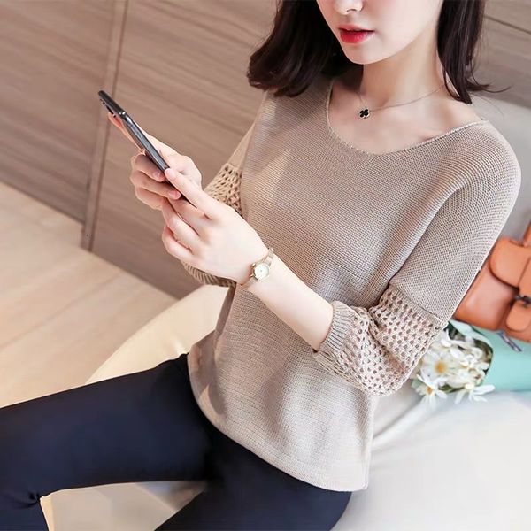T-shirt 2020 summer top women's loose fitting Pullover new round neck knitted T-shirt hollow out short / 5 sleeve thin style, White
T-shirt 2020 summer top women's loose fitting Pullover new round neck knitted T-shirt hollow out short / 5 sleeve thin style, White