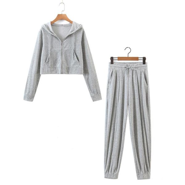 women's hoodies & sweatshirts in the summer of 2021 clothing wholesale velvet suit zipper cardigan fleece + height pants 2180, Black
women's hoodies & sweatshirts in the summer of 2021 clothing wholesale velvet suit zipper cardigan fleece + height pants 2180, Black