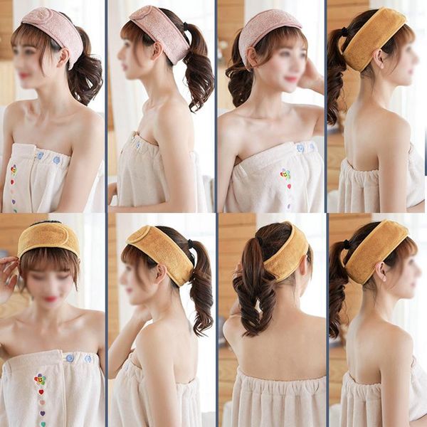 women adjustable hairband fashion solid color hair bands makeup toweling wrap facial headband accessories shower cap caps
women adjustable hairband fashion solid color hair bands makeup toweling wrap facial headband accessories shower cap caps