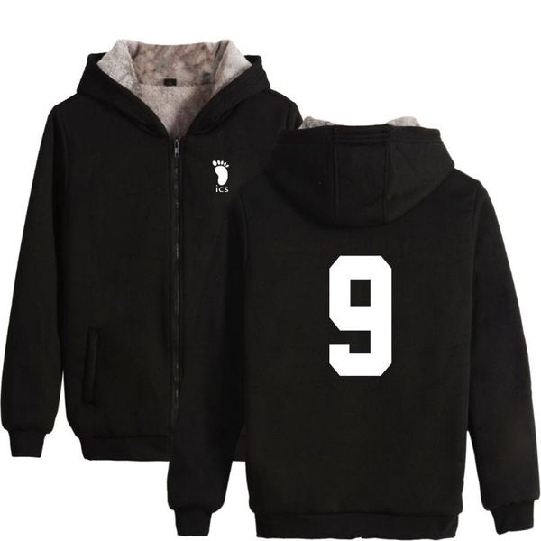 fashion volleyball teenager haikyuu zipper hoodie warm thick cotton sweatshirt boy girl winter anime harajuku street jacket men's hoodi, Black
fashion volleyball teenager haikyuu zipper hoodie warm thick cotton sweatshirt boy girl winter anime harajuku street jacket men's hoodi, Black