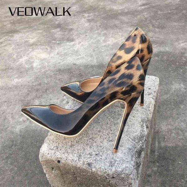 dress veowalk fashion women leopard patent leather pumps pointed toe 8-12cm stiletto ultra high heel ladies party shoes size3, Black
dress veowalk fashion women leopard patent leather pumps pointed toe 8-12cm stiletto ultra high heel ladies party shoes size3, Black