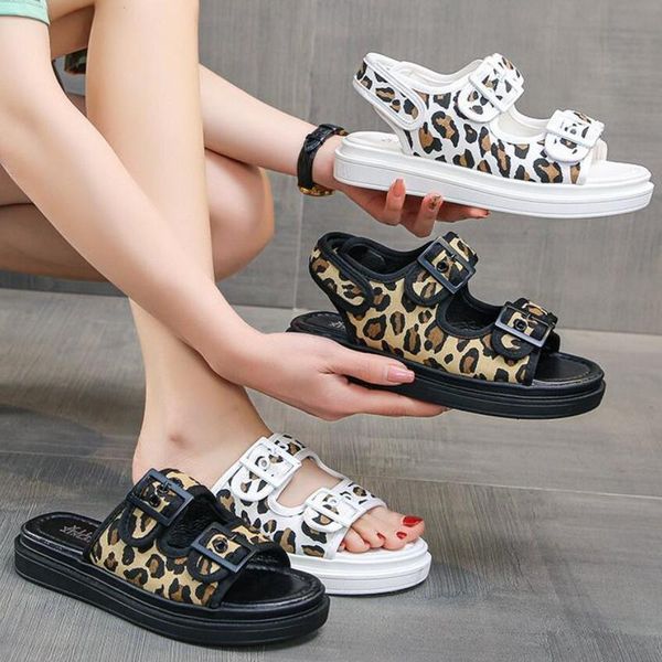 sandals women summer slippers casual ladies platform shoes female soft outdoor leopard print mid heel flat beach, Black
sandals women summer slippers casual ladies platform shoes female soft outdoor leopard print mid heel flat beach, Black
