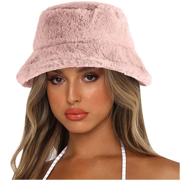 wide brim hats women's lamb wool faux female hat fur warm winter bucket outdoor sun panama ladies cap #t1g, Blue;gray
wide brim hats women's lamb wool faux female hat fur warm winter bucket outdoor sun panama ladies cap #t1g, Blue;gray