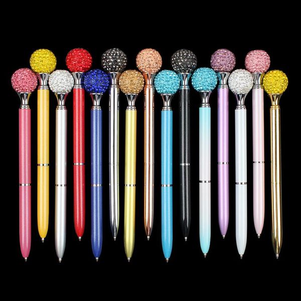 crystal ballpoint pen metal pens colorful 15 colors black / blue ink creative novel student gift & office stationery, Blue;orange
crystal ballpoint pen metal pens colorful 15 colors black / blue ink creative novel student gift & office stationery, Blue;orange