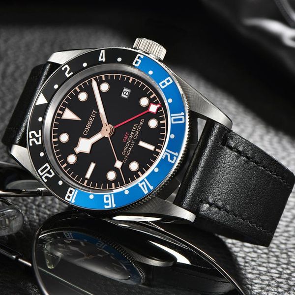 wristwatches corgeut 41mm automatic mechanical men watch luxury gmt military calendar luminous waterproof diver leather strap wristwatch, Slivery;brown
wristwatches corgeut 41mm automatic mechanical men watch luxury gmt military calendar luminous waterproof diver leather strap wristwatch, Slivery;brown
