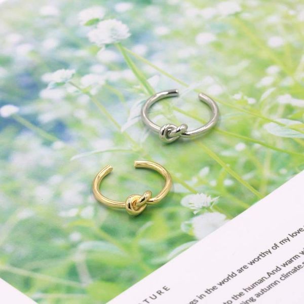 luxury wholesale simple copper opening women's knot fashion versatile tail ring jewelry, Silver
luxury wholesale simple copper opening women's knot fashion versatile tail ring jewelry, Silver