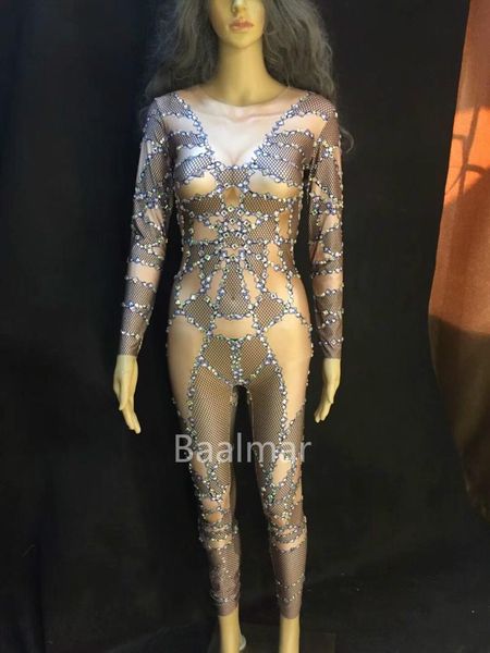 women's jumpsuits & rompers women cobweb jumpsuit stretch bodysuit crystals stones outfit female singer dance nightclub performance par, Black;white
women's jumpsuits & rompers women cobweb jumpsuit stretch bodysuit crystals stones outfit female singer dance nightclub performance par, Black;white