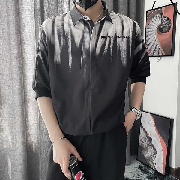 summer fashion shirts half sleeve casual shirt loose hip-hop harajuku shirt streetwear social party blouse camisa masculina 210527, White;black
summer fashion shirts half sleeve casual shirt loose hip-hop harajuku shirt streetwear social party blouse camisa masculina 210527, White;black