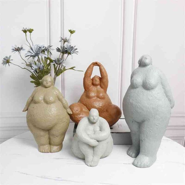 creative home living room art style simple rough fat woman yoga resin decoration
creative home living room art style simple rough fat woman yoga resin decoration
