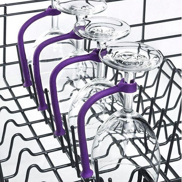 stemware saver flexible dishwasher set of 4 for wine glasses glassware fixed kitchen storage & organization
stemware saver flexible dishwasher set of 4 for wine glasses glassware fixed kitchen storage & organization