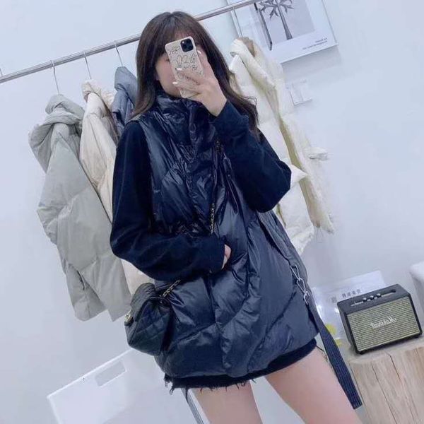 vests down women wear the korean loose white duck down thickened warm ribbon vt coat in 2021 winter, Black;white
vests down women wear the korean loose white duck down thickened warm ribbon vt coat in 2021 winter, Black;white