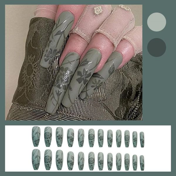 false nails fake green pear and petals wear nail stickers finished 24 with glue birthday gift sk88, Red;gold
false nails fake green pear and petals wear nail stickers finished 24 with glue birthday gift sk88, Red;gold