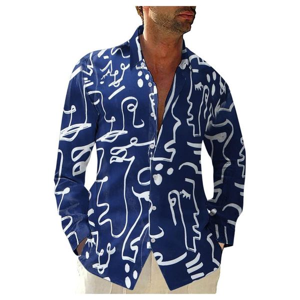 men's casual shirts men clothing brand long sleeve printing shirt blouse autumn winter oversize clothes camisa masculina, White;black
men's casual shirts men clothing brand long sleeve printing shirt blouse autumn winter oversize clothes camisa masculina, White;black