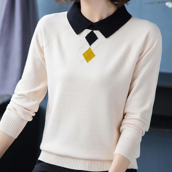 turn down collar sweater christmas women's pullovers knitted cute sweaters new autumn winter long sleeve knitwear sueter mujer, White;black
turn down collar sweater christmas women's pullovers knitted cute sweaters new autumn winter long sleeve knitwear sueter mujer, White;black