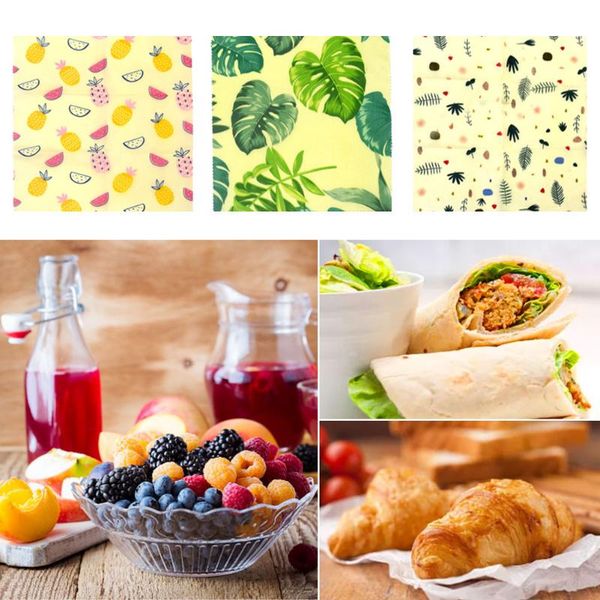 food savers & storage containers 3pcs/set reusable beeswax cloth wrap wraps seal snack wrapper kitchen packaging fresh bags
food savers & storage containers 3pcs/set reusable beeswax cloth wrap wraps seal snack wrapper kitchen packaging fresh bags