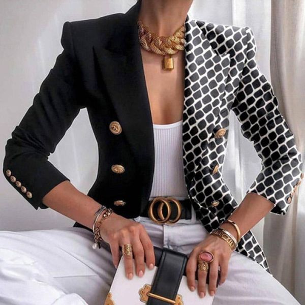women's suits & blazers autumn fashion turn-down collar women outerwear office lady elegant butterfly print blazer coat spring casual l, White;black
women's suits & blazers autumn fashion turn-down collar women outerwear office lady elegant butterfly print blazer coat spring casual l, White;black