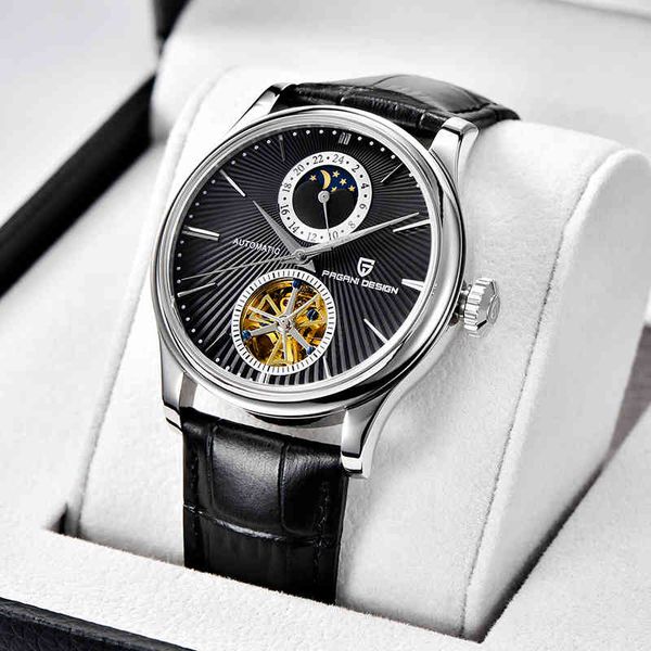 new real tourbillon automatic mechanical watch men steel business sport luxury brand leather band male wristwatch reloj hombre, Silver
new real tourbillon automatic mechanical watch men steel business sport luxury brand leather band male wristwatch reloj hombre, Silver