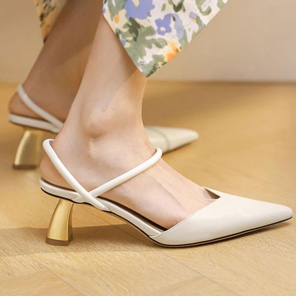 sandals brand 2021 genuine leather pointed toe cat heels elegant party lady office natural skin women shoes, Black
sandals brand 2021 genuine leather pointed toe cat heels elegant party lady office natural skin women shoes, Black