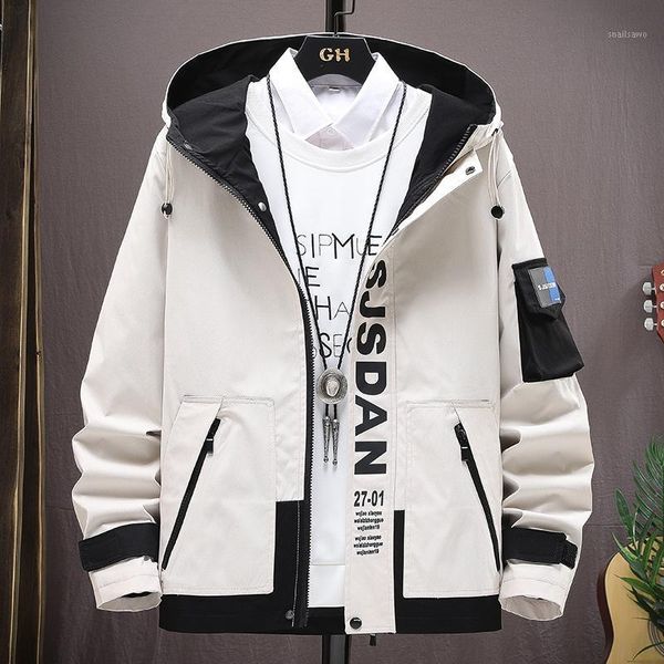 men's jackets 2021 autumn winter casual jacket men hooded streetwear windbreaker fashion outwear male coats drop, Black;brown
men's jackets 2021 autumn winter casual jacket men hooded streetwear windbreaker fashion outwear male coats drop, Black;brown