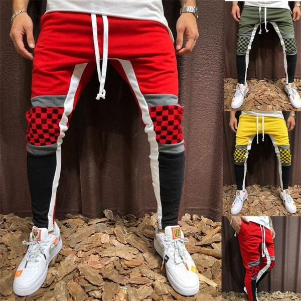 men's pants plus size sport pant hip style streetwear men trousers casual streetw splicing lattice running training, Black
men's pants plus size sport pant hip style streetwear men trousers casual streetw splicing lattice running training, Black