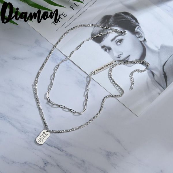 diamon 2021 korean lucky four-leaf clover fashion choker luck bead charm necklace for women men lover jewelry christmas gift pendant necklac, Silver
diamon 2021 korean lucky four-leaf clover fashion choker luck bead charm necklace for women men lover jewelry christmas gift pendant necklac, Silver